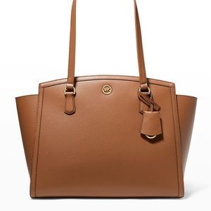 Michael Kors Chantal Large Leather Tote Bag